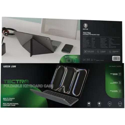 Foldable keyboard Case Green Lion Tectra- Gray