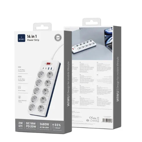 Power Strip high capacity 14 in 1 WiWu