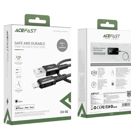 Charging Data Cable  USB-A to Lightning C4-02 - ACEFAST