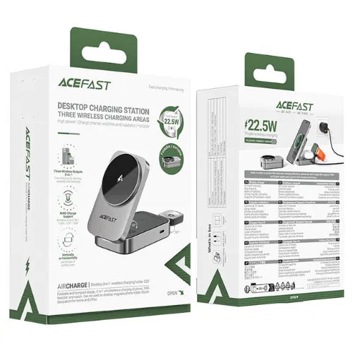 Fast Wireless Charger Desktop Holder E22 Acefast