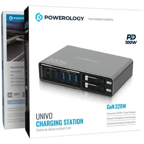 CHARGING STATION GAN 320W UNIVO - POWEROLOGY