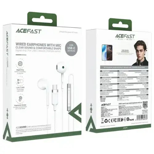 ACEFAST USB-C Semi-Inner-ear Wired Earphones