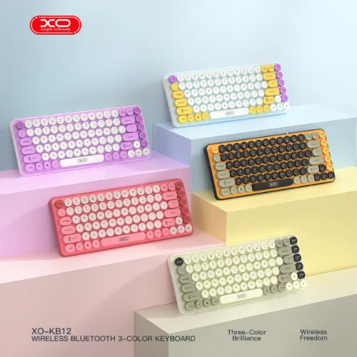 XO Wireless Keyboard, pink - KB-12