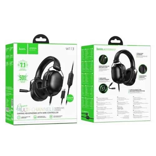 GAMING HEADPHONES DYNAMIC USB7.1 CHANNEL - Hoco