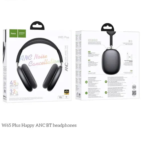 ANC Bluetooth Headphones - Hoco W65plus