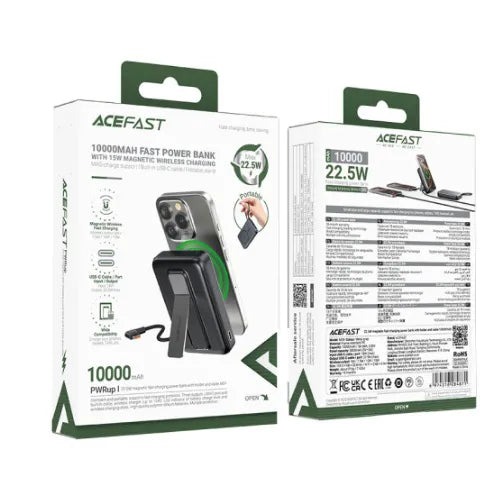 Magnetic Fast Wireless Charge Power Bank M24 22.5W 10000mAh